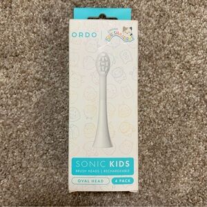 Ordo Kids Rechargeable Brush Heads 4 Pack Oval Head Squishmallows New
